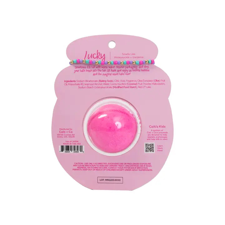 Lucky Bath Bomb + Bracelet