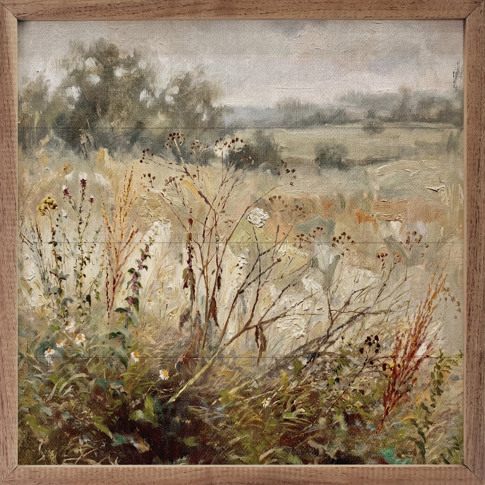 Windblown Prairie Stems Wall Art