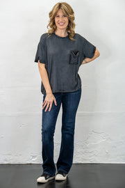 Annette Ash Black Top