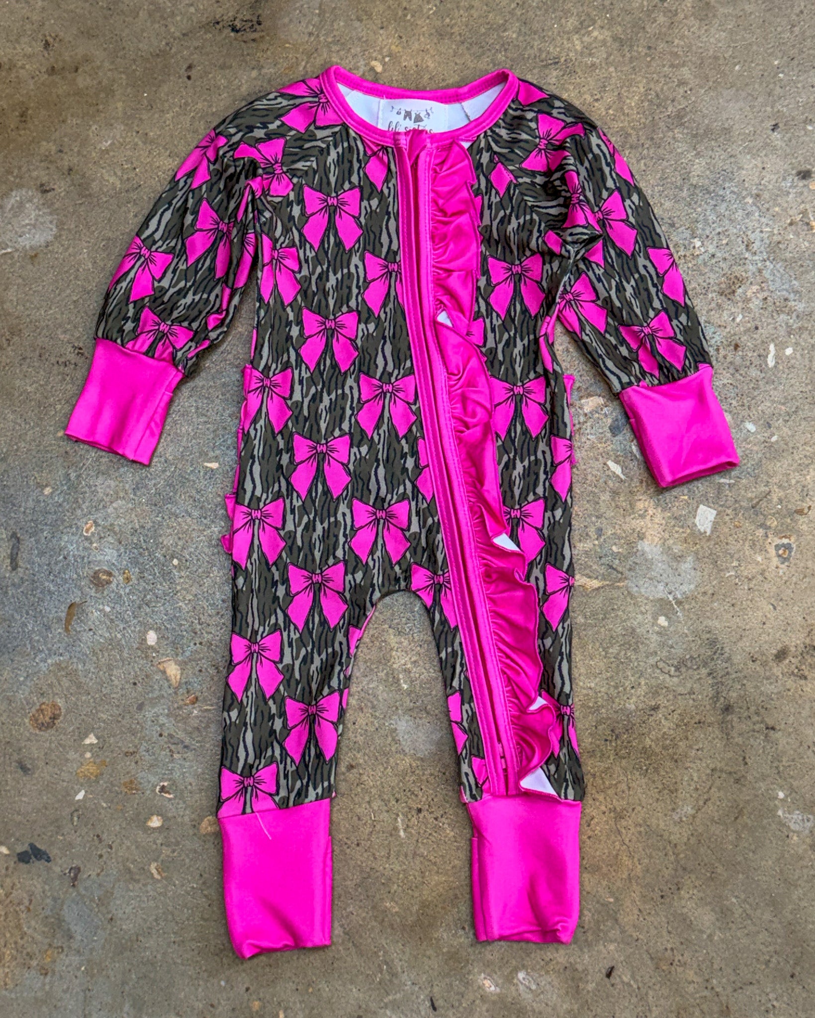 Camo Cutie Ruffle Sleeper