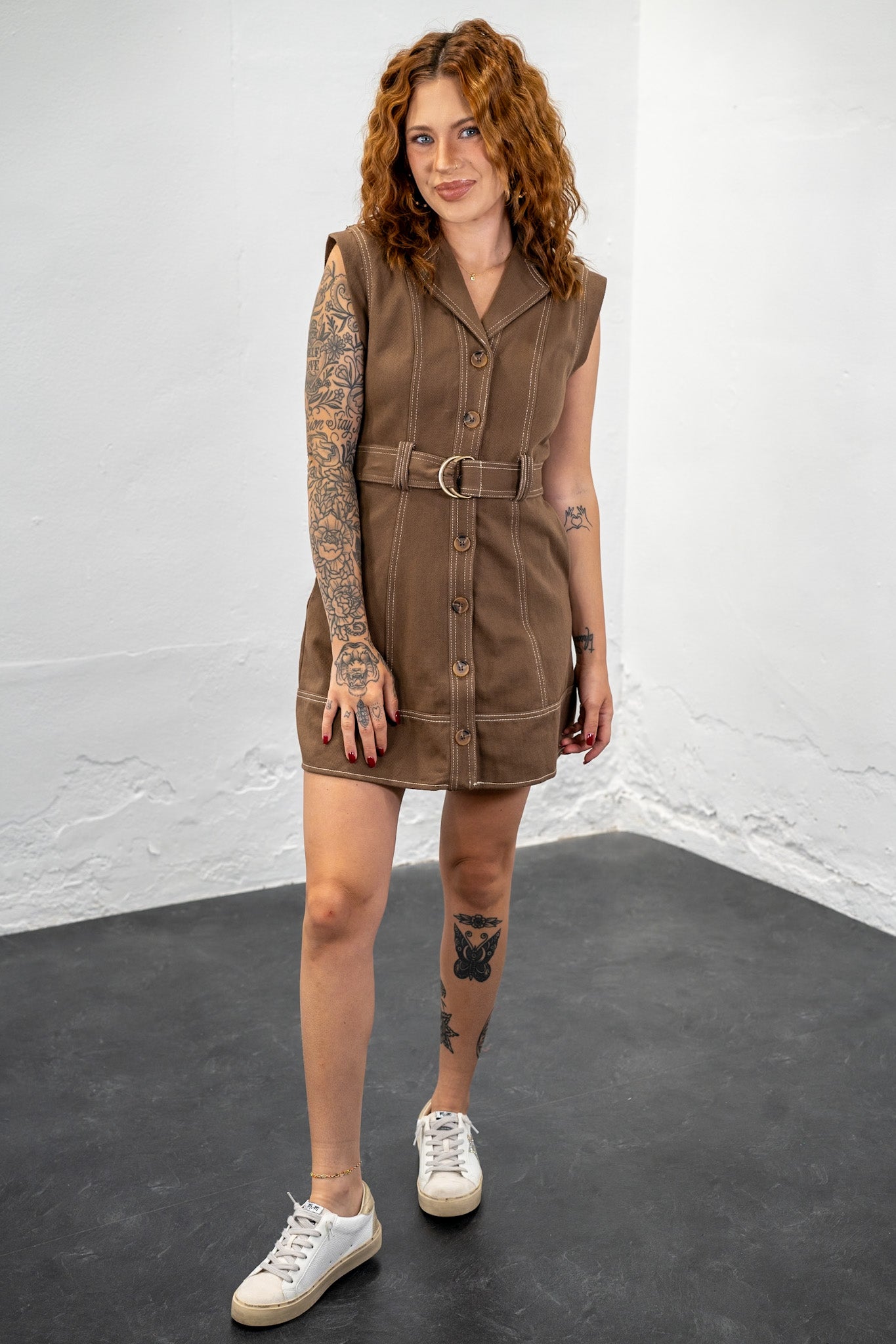 Eryka Belted Dress