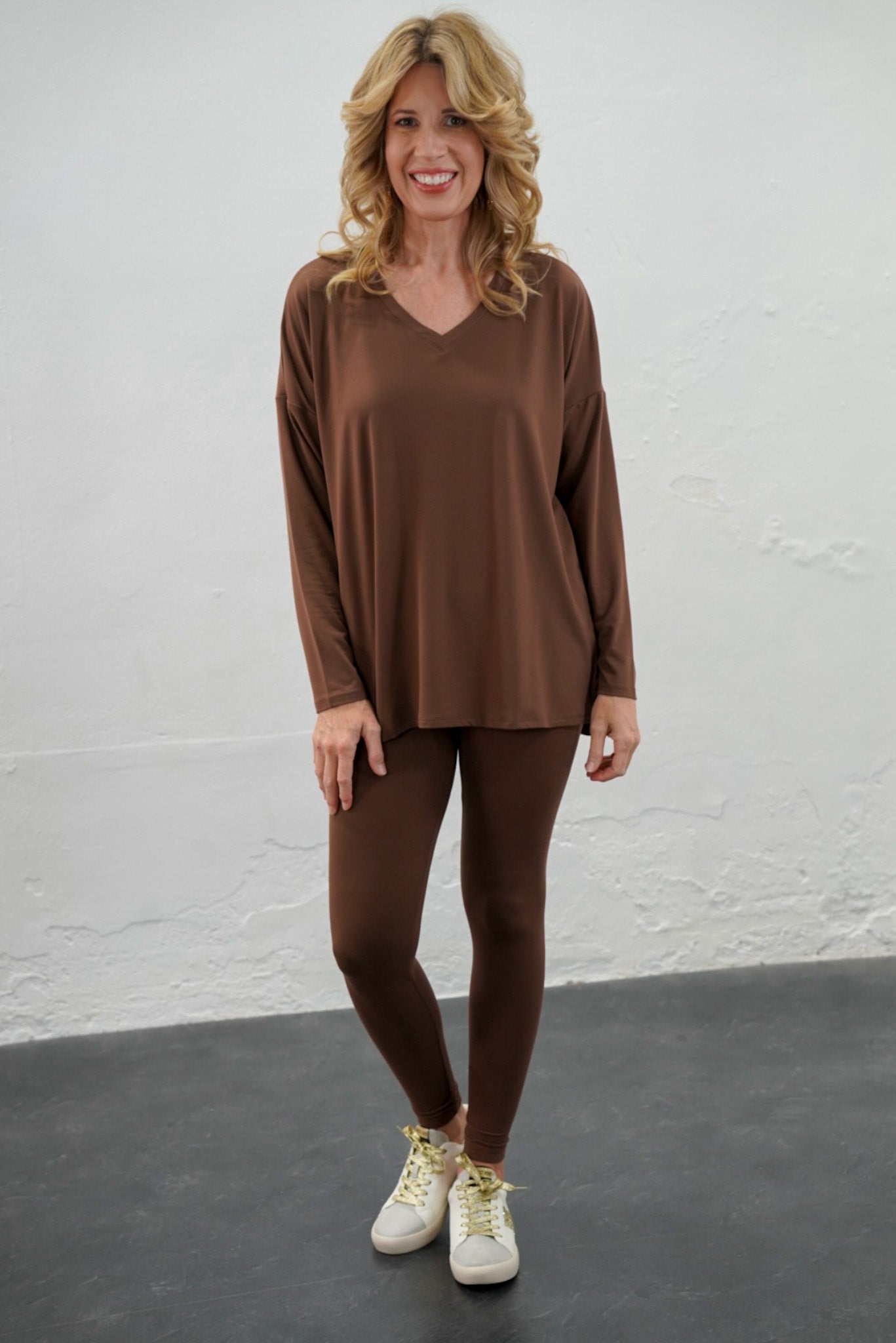 Easy Going Brown Legging Set