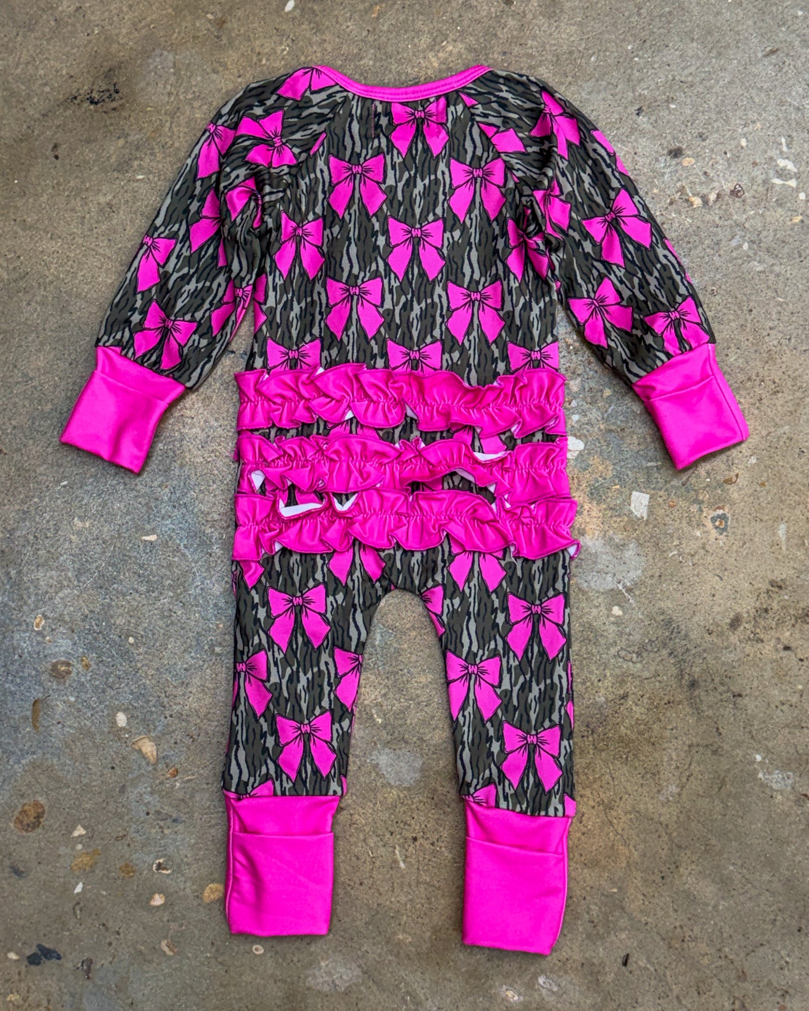 Camo Cutie Ruffle Sleeper