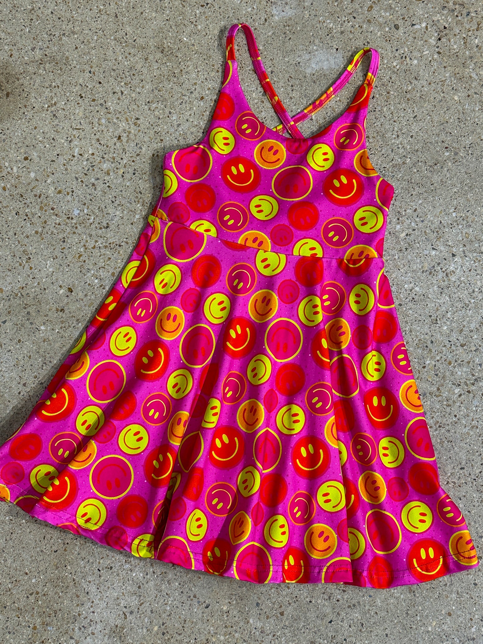 Happy Go Lucky Twist-Back Dress