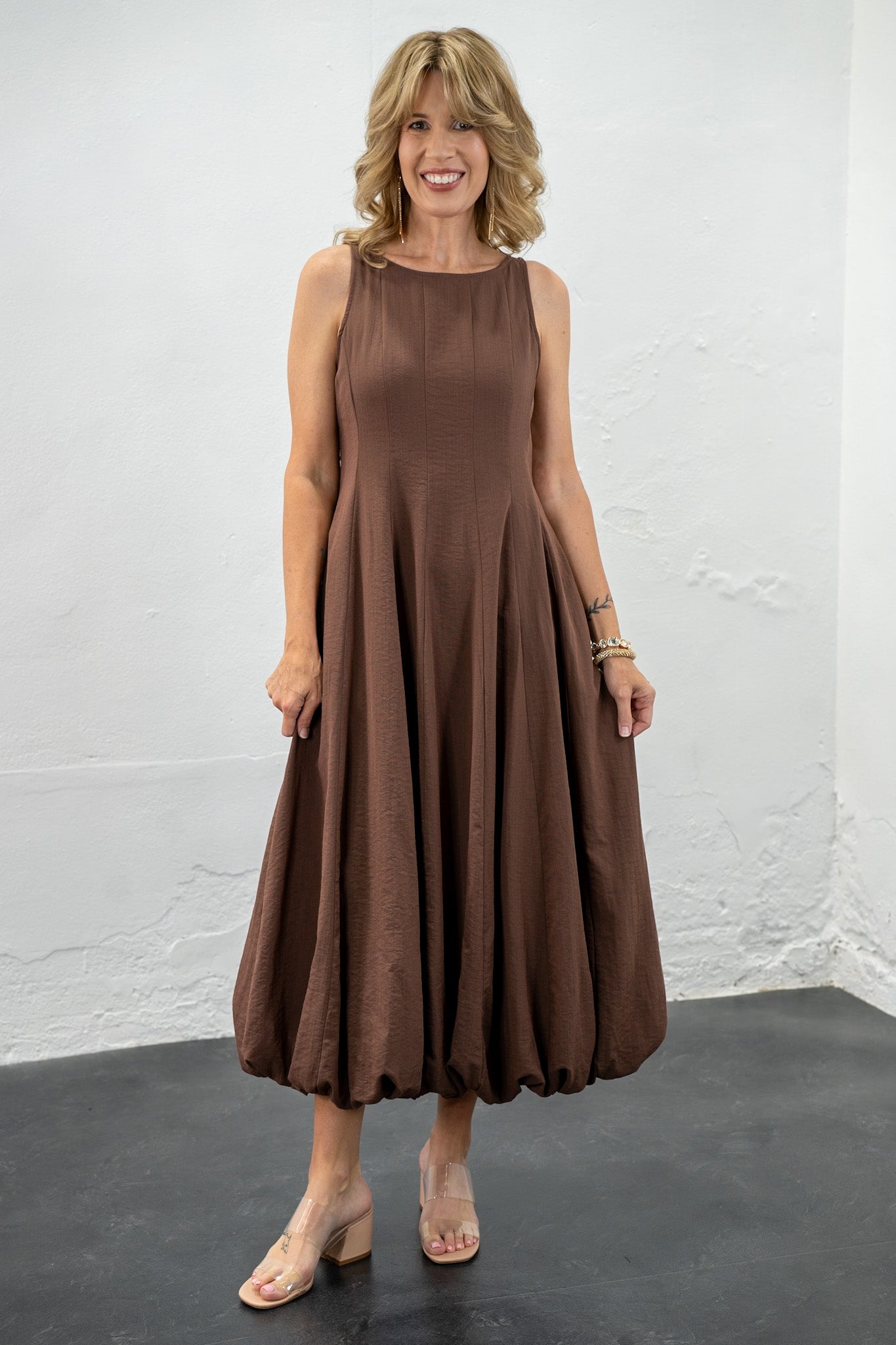 Alexis Brown Bubble Dress