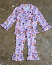 Once Upon A Teacup Ruffle PJ Set