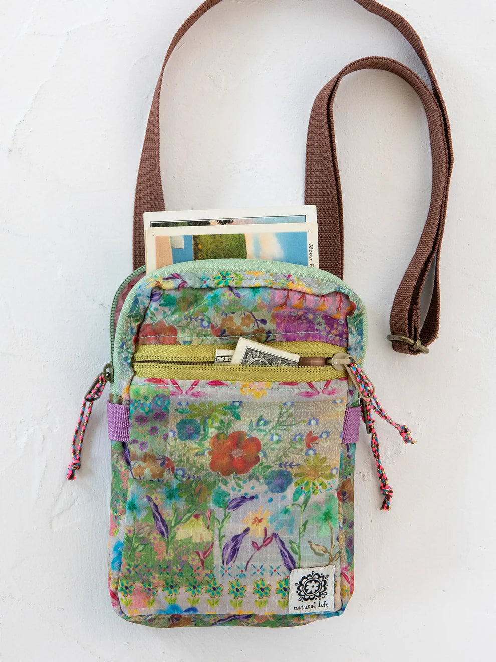 Watercolor 8-In-1 Pocket Crossbody