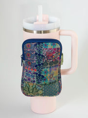 Patchwork Tumbler Zipper Pouch
