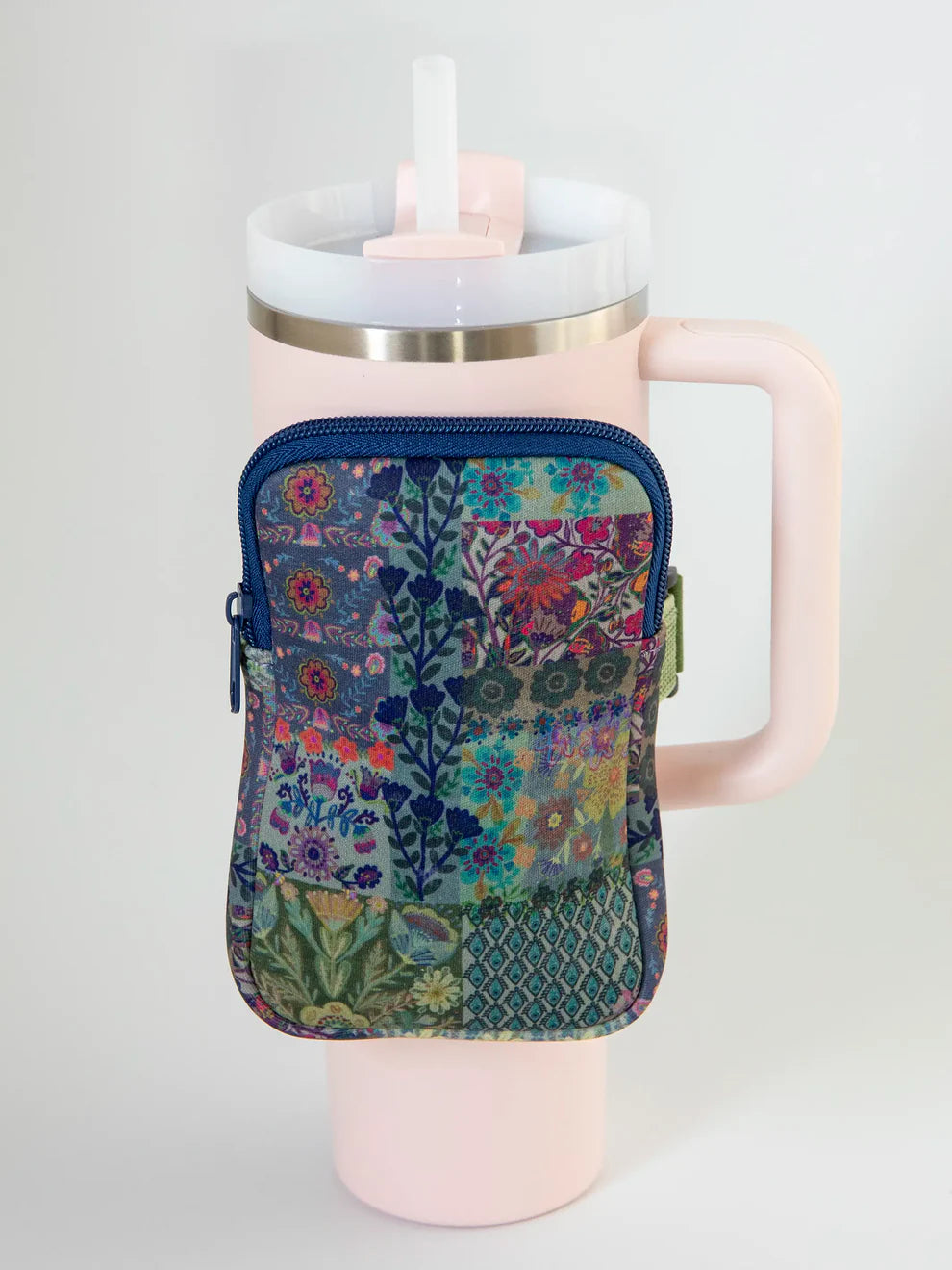 Patchwork Tumbler Zipper Pouch