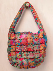 Patchwork Puffy Fit-It-All Bag