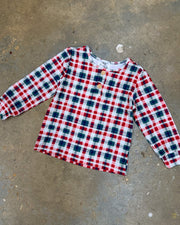 Merry Plaid Top