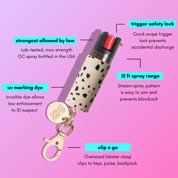 Modern Cheetah Pepper Spray