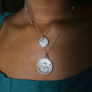 Mother Mary + Archangel Raphael Healing Necklace