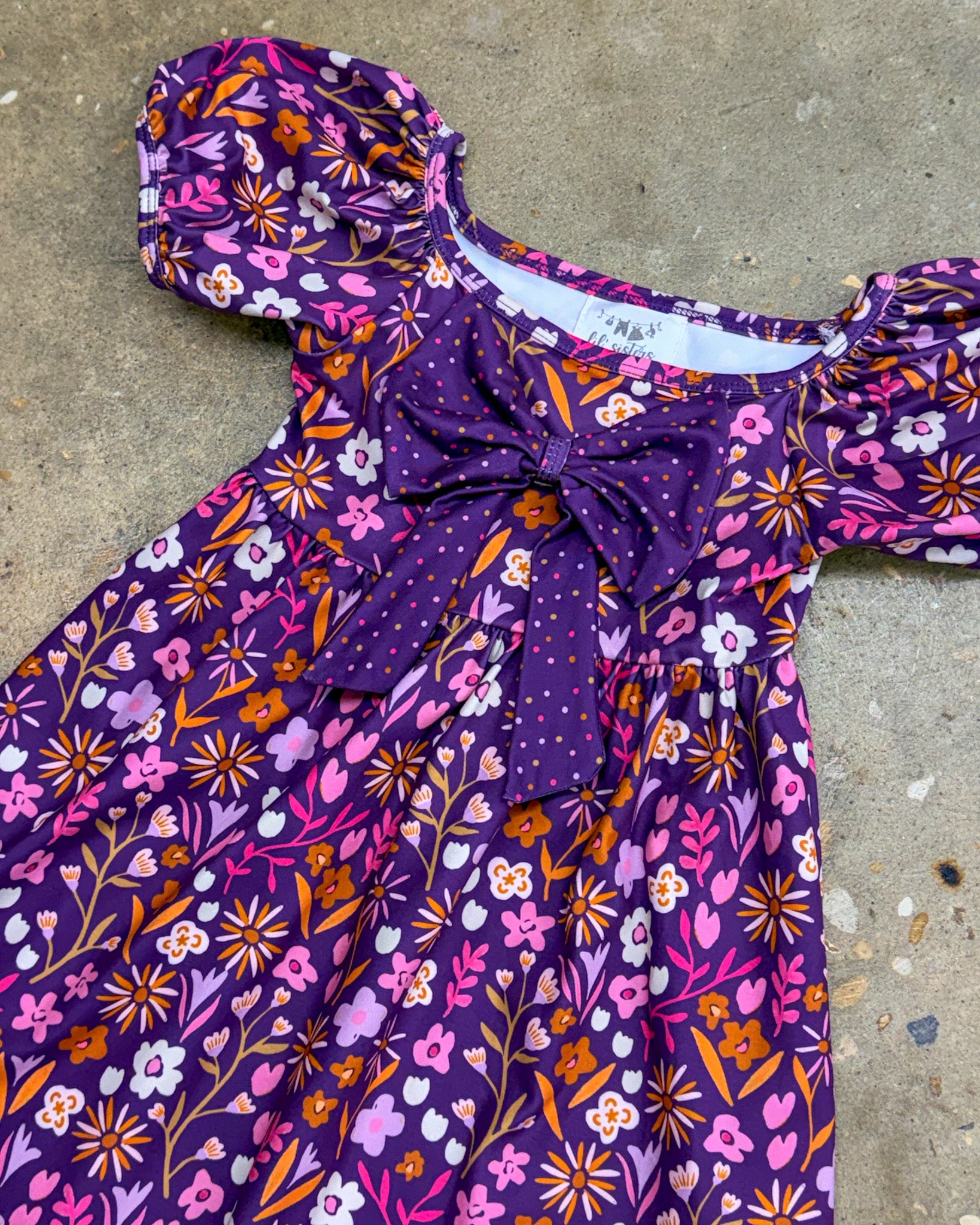 Pretty & Plum Bow Dress