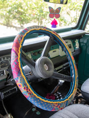 Dark Teal Steering Wheel Cover