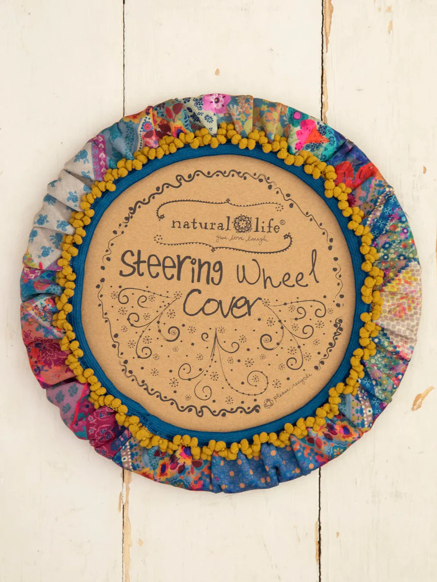Dark Teal Steering Wheel Cover