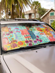 Patchwork Car Sun Shade