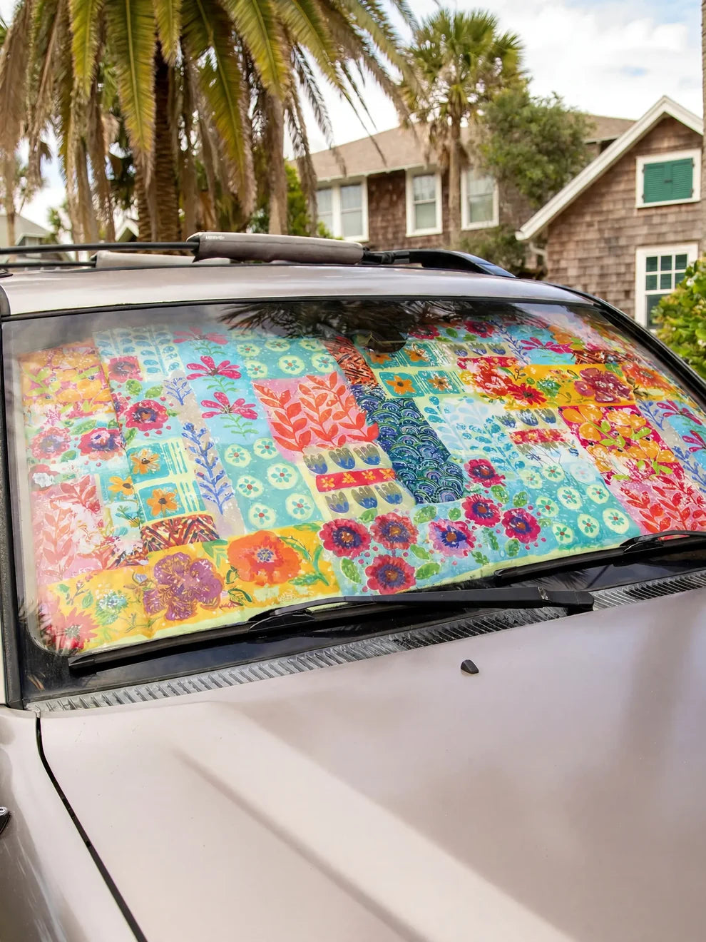 Patchwork Car Sun Shade