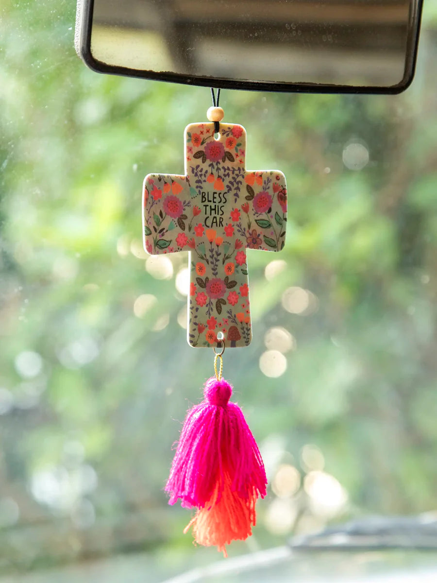 Cross Tassel Air Freshener