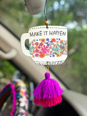 Make It Happen Tassel Air Freshener