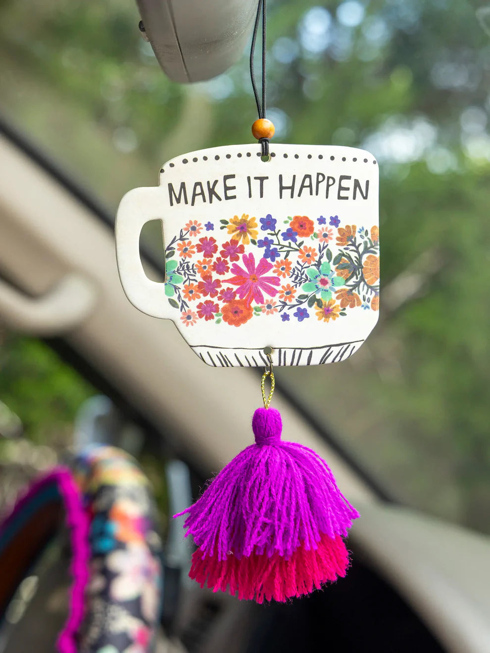 Make It Happen Tassel Air Freshener