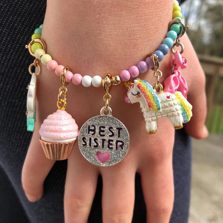 Glitter Best Sister Charm Sisters Boutique Gifts Inc