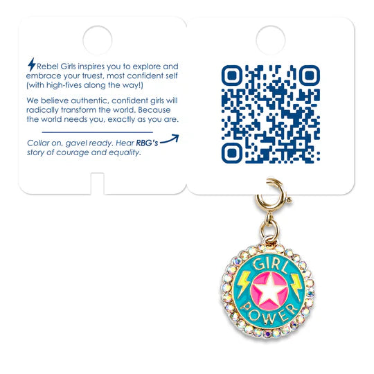 Rebel Girls Girl Power Charm