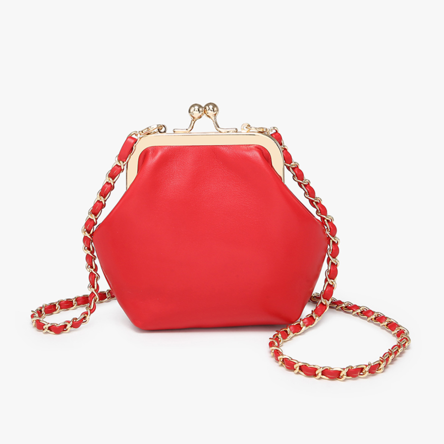 Cleo Red Coin Pouch
