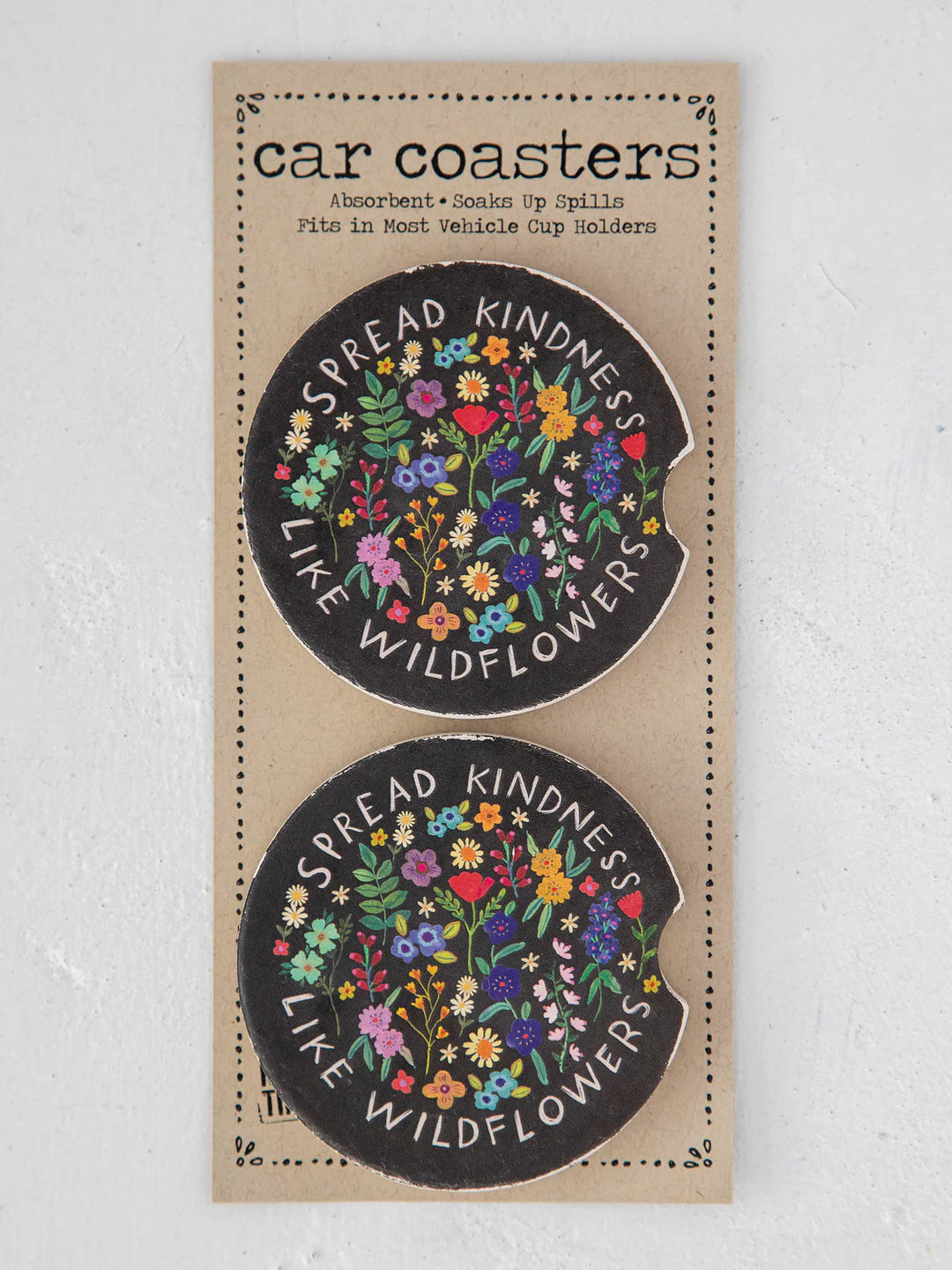 Spread Kindness Car Coaster Set