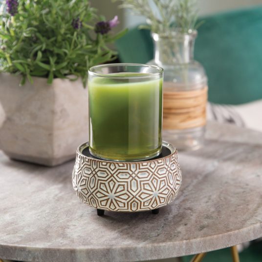 Bronze Geo 2-In-1 Warmer