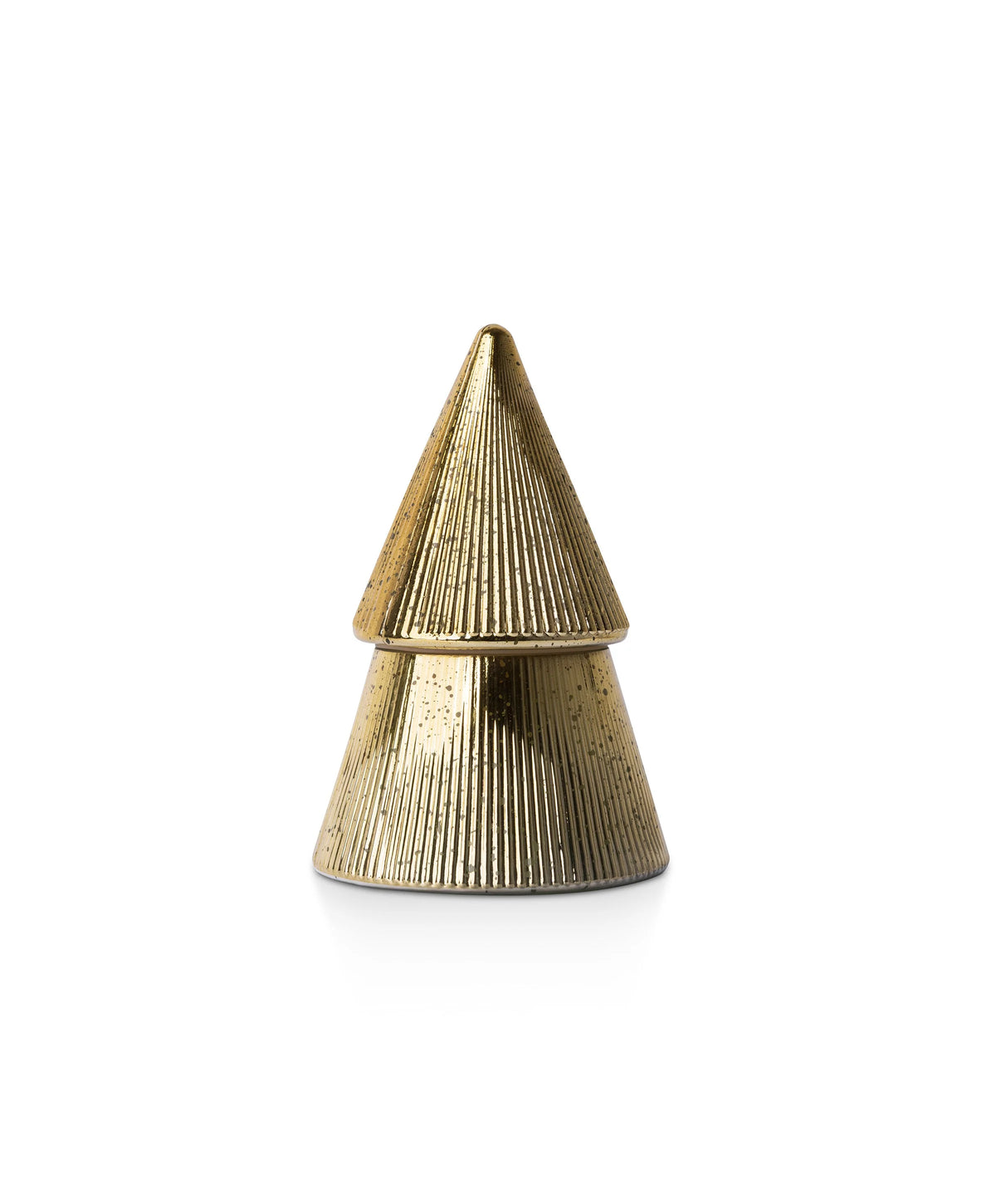 Holiday Champagne Glass Tree Candle