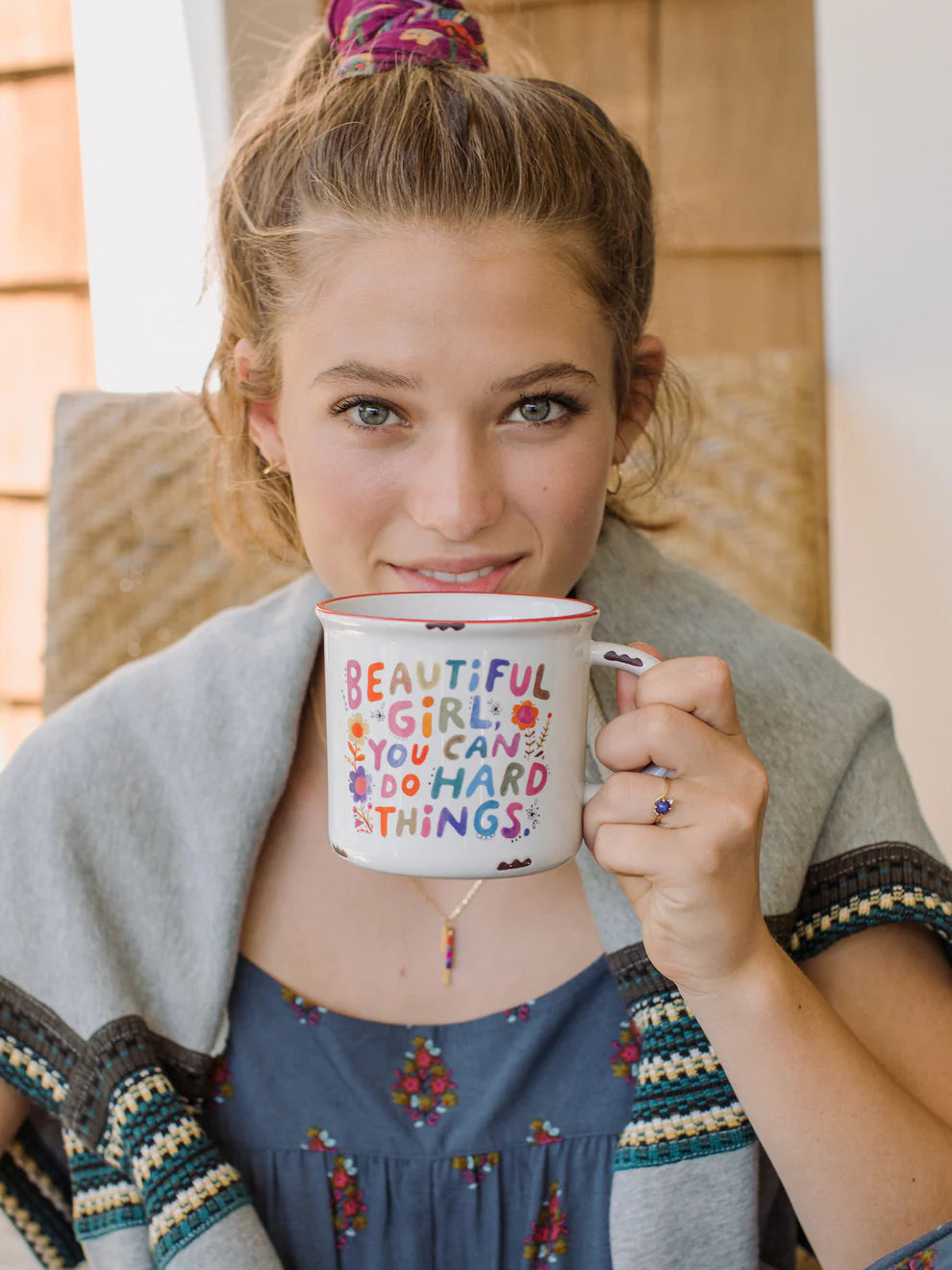 Beautiful Girl Camp Mug