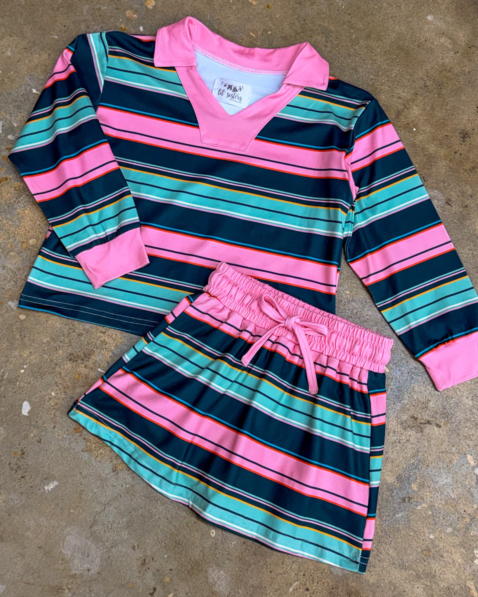 Boho Blossoms 2pc Skirt Set