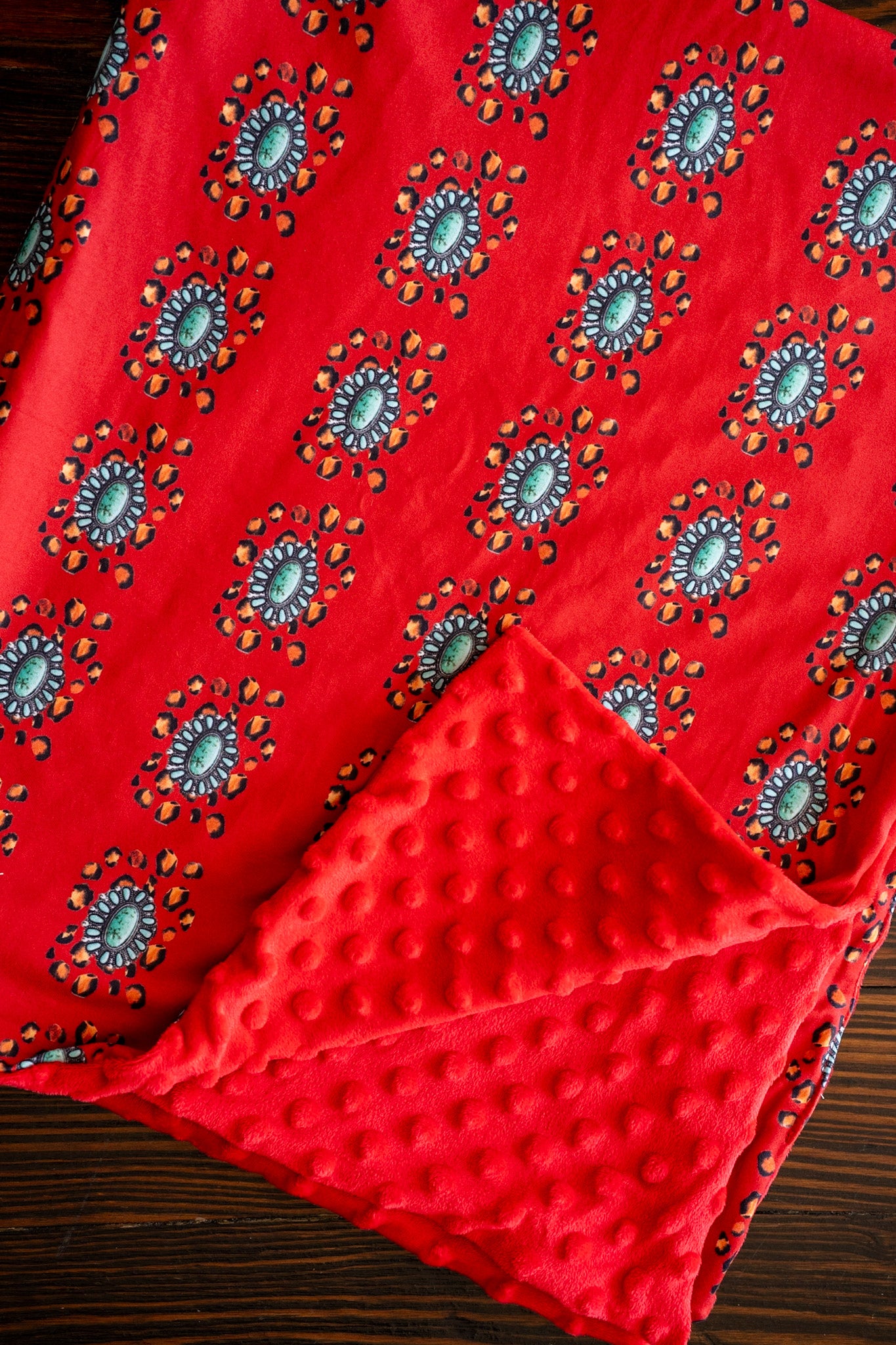 Pretty & Punchy Minky Blanket