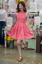 Crushin' On You Pink & Red Dress