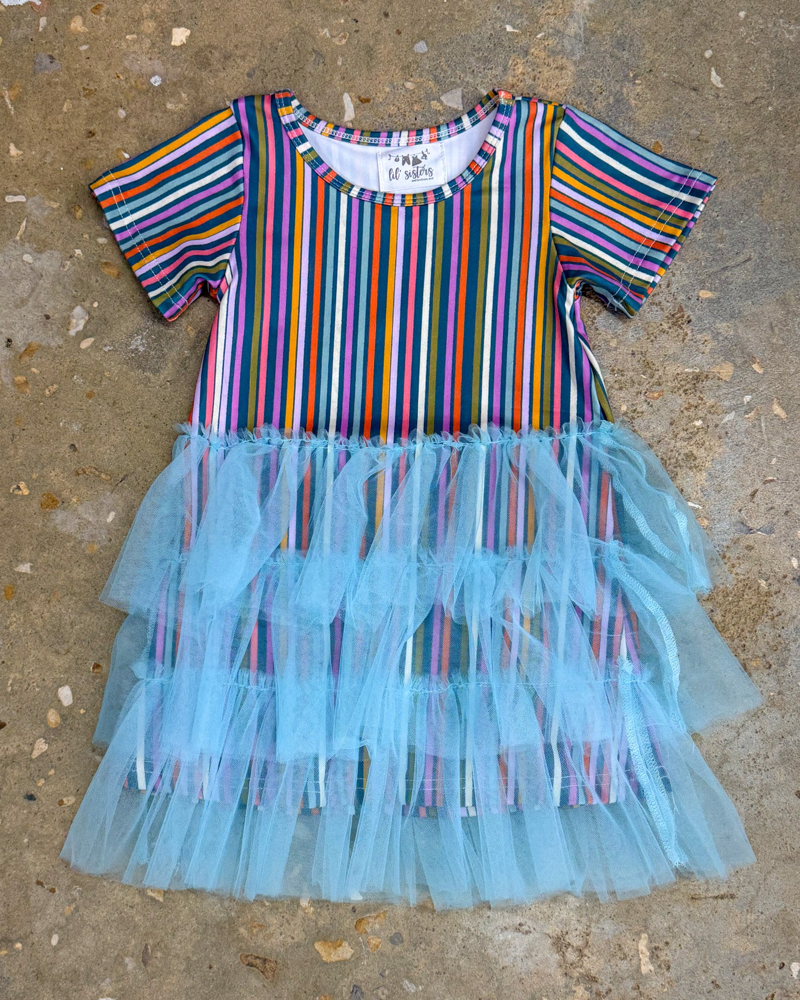 Daisy Lane Striped Tulle Dress