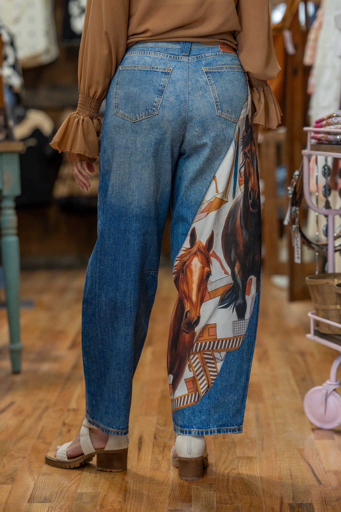 Saddle Up Scarf Jeans