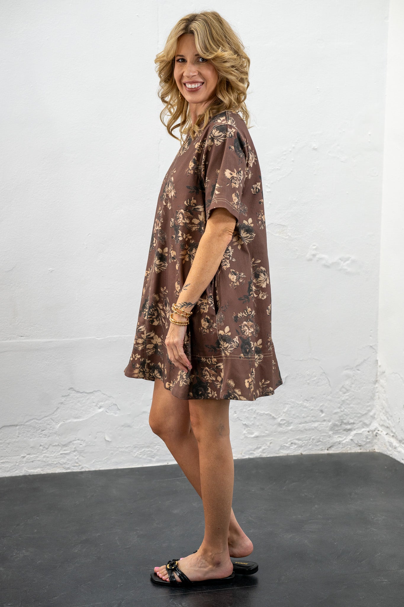 Fall-ing For You Floral Dress