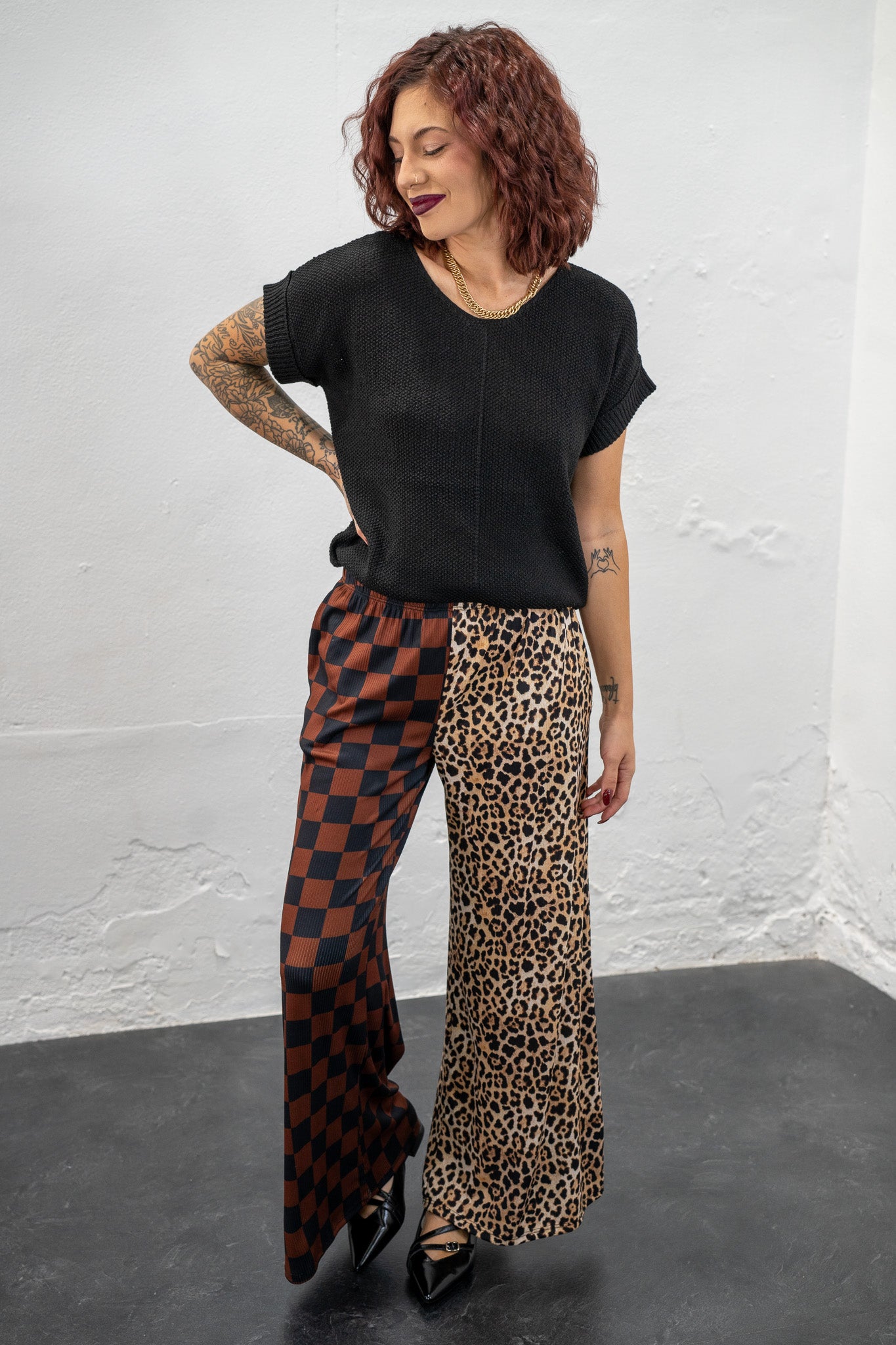 Kayla Black Knit Top