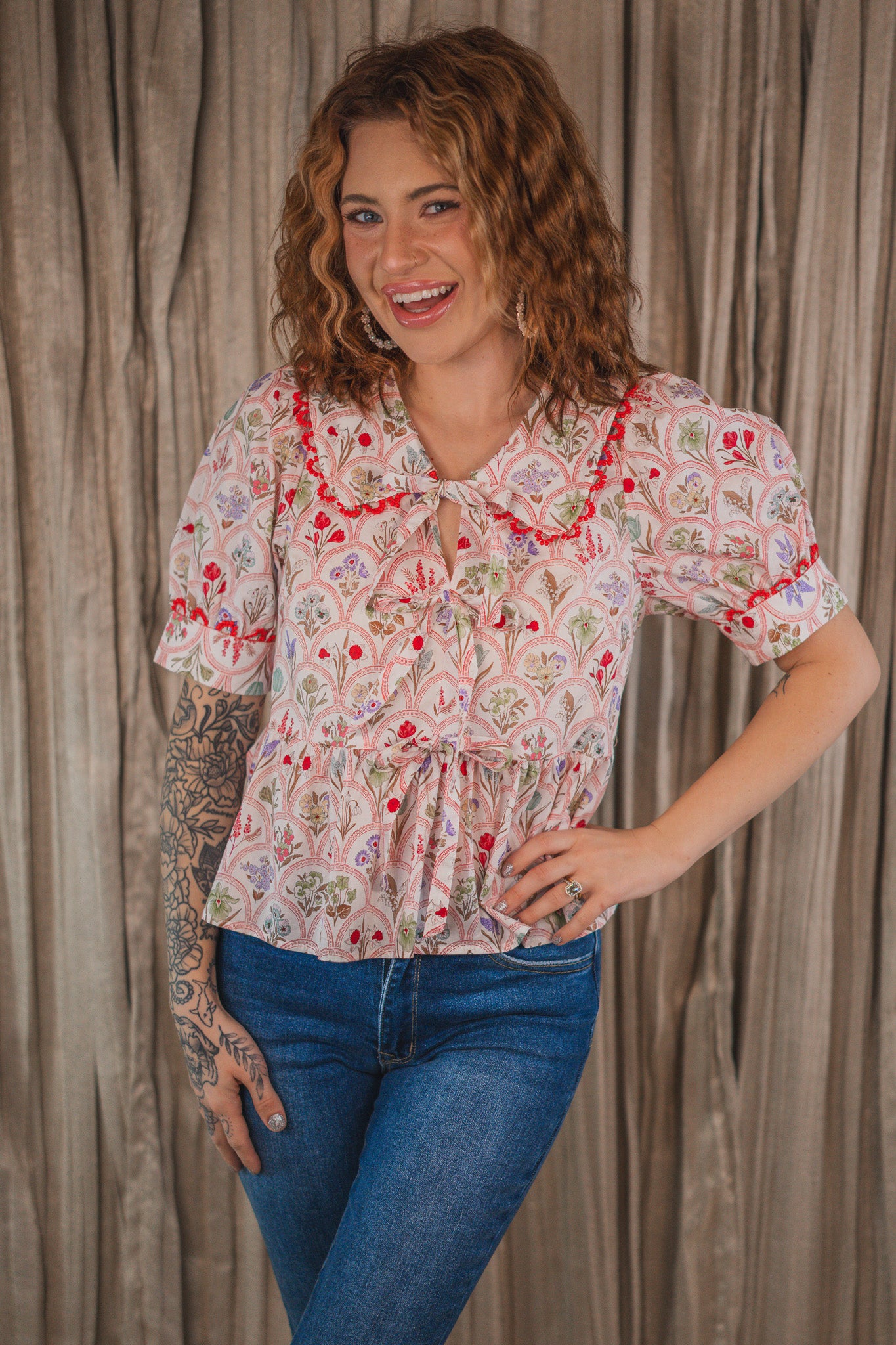 Everly Floral Top