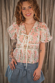 Rachelle Floral Top