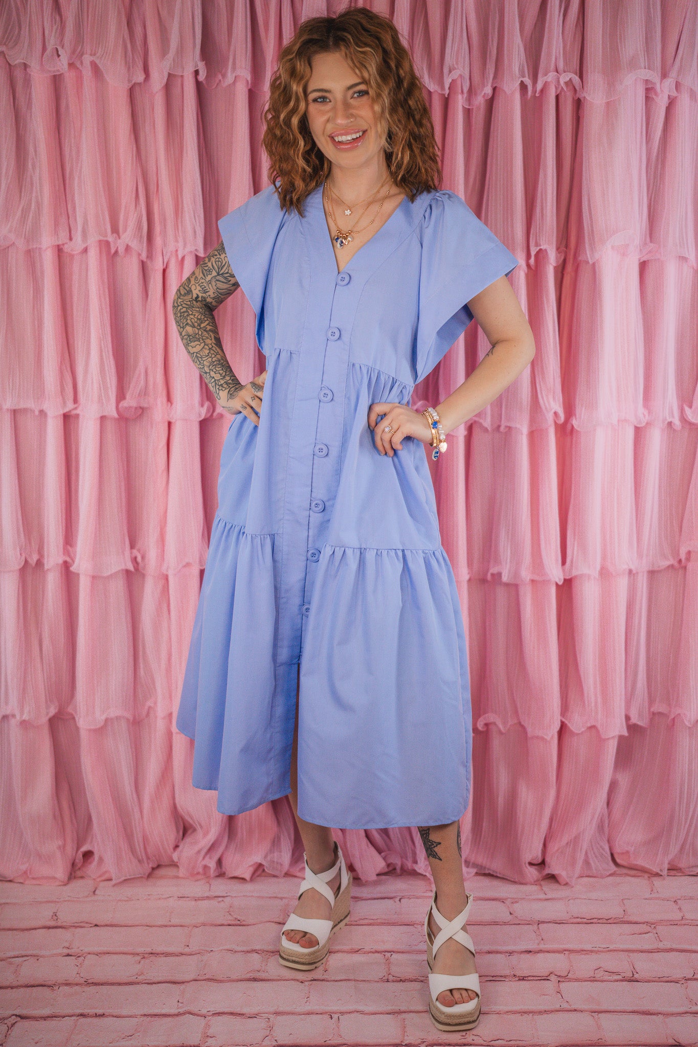 Spring Fling Chambray Dress