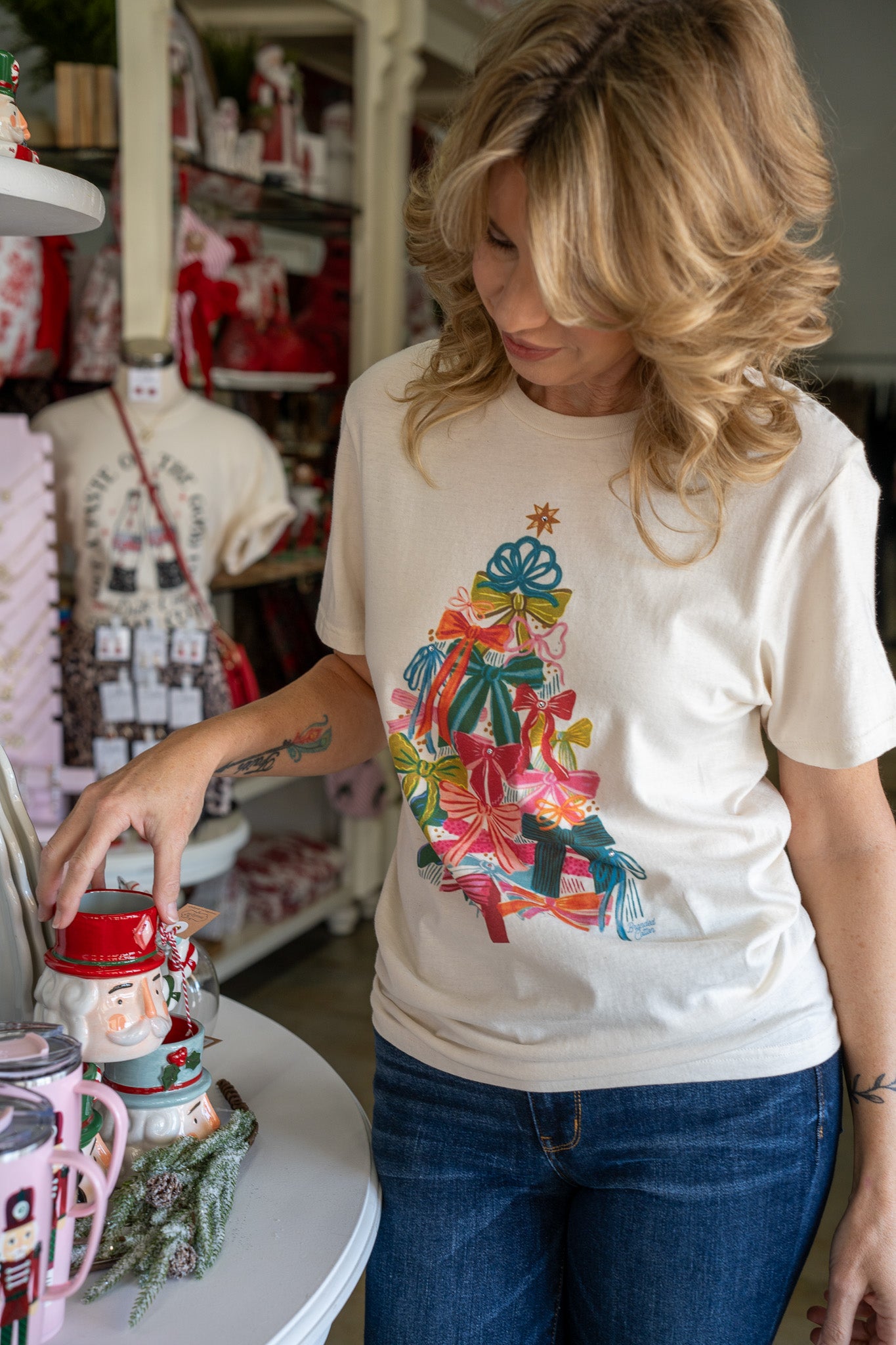 Bright Bow Christmas Tee