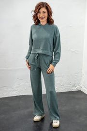 Mylie Ash Jade Ribbed Lounge Set