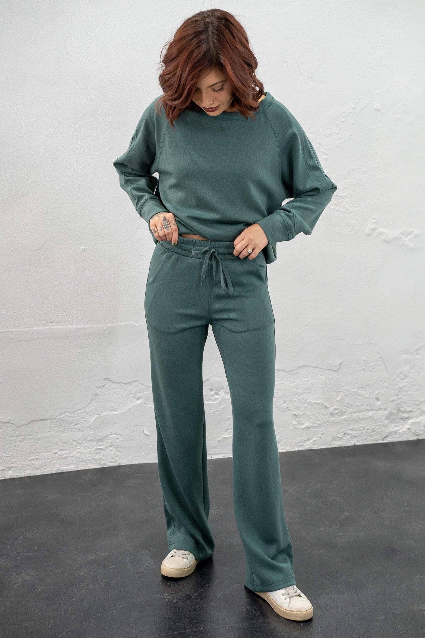 Nicole Ash Jade Scuba Pant Set