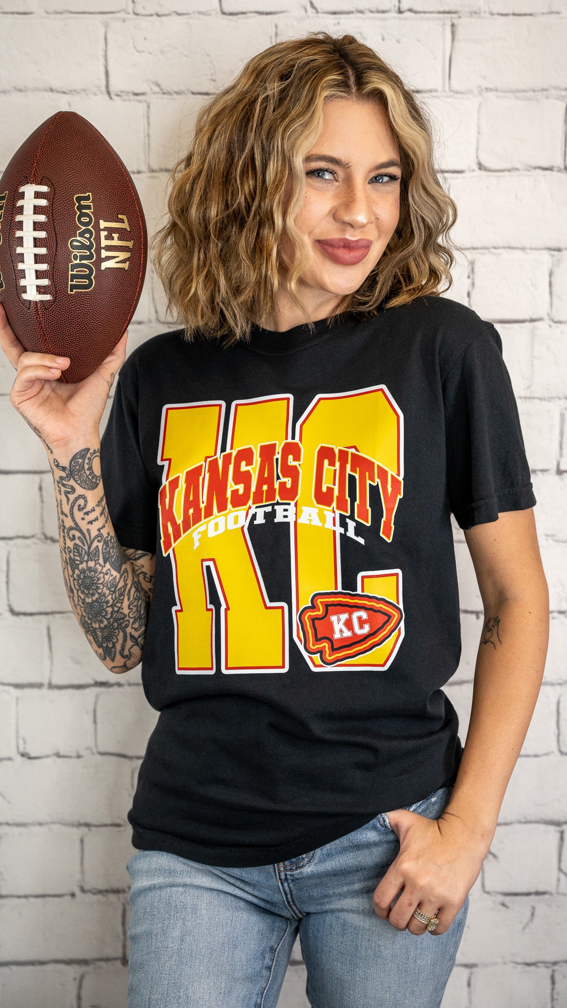 KC Football Tee *Final Sale*