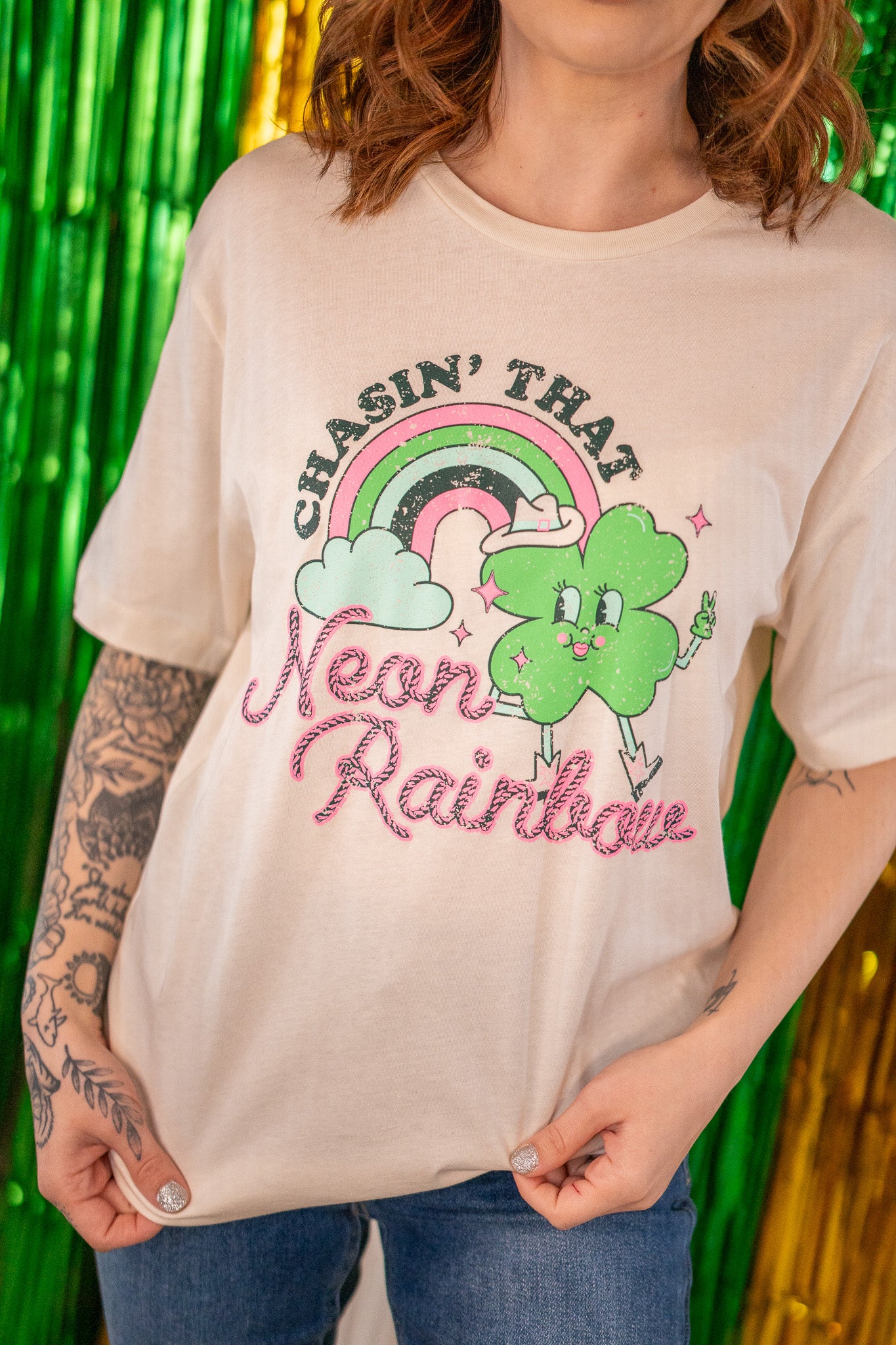 Neon Rainbow Tee