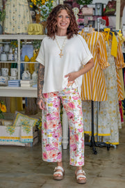 Juniper Pink Floral Pants