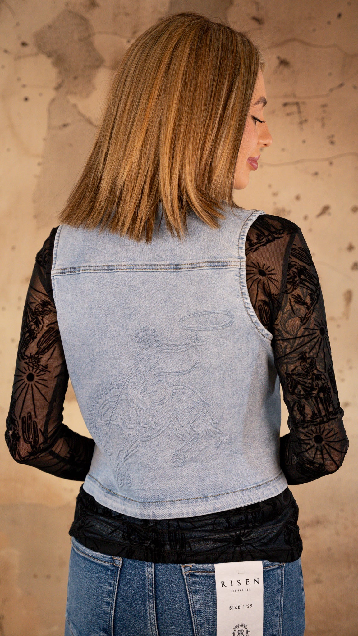 Melisha Denim Vest