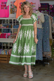 Yesenia Green Dress